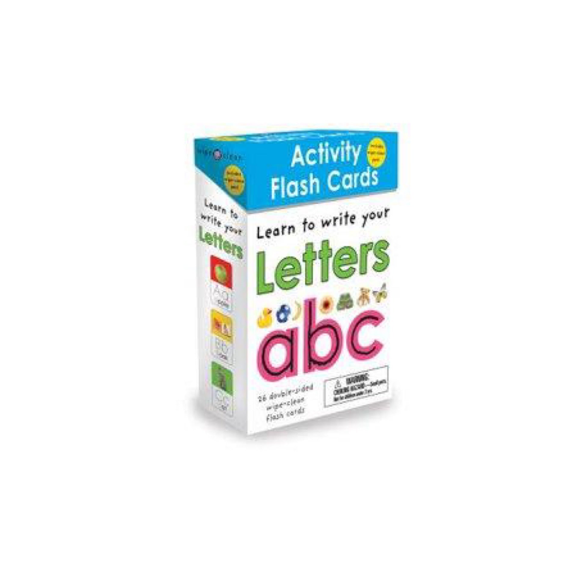 Wipe-Clean: Activity Flash Cards Letters : 26 Double-Sided Wipe-Clean Flash Cards