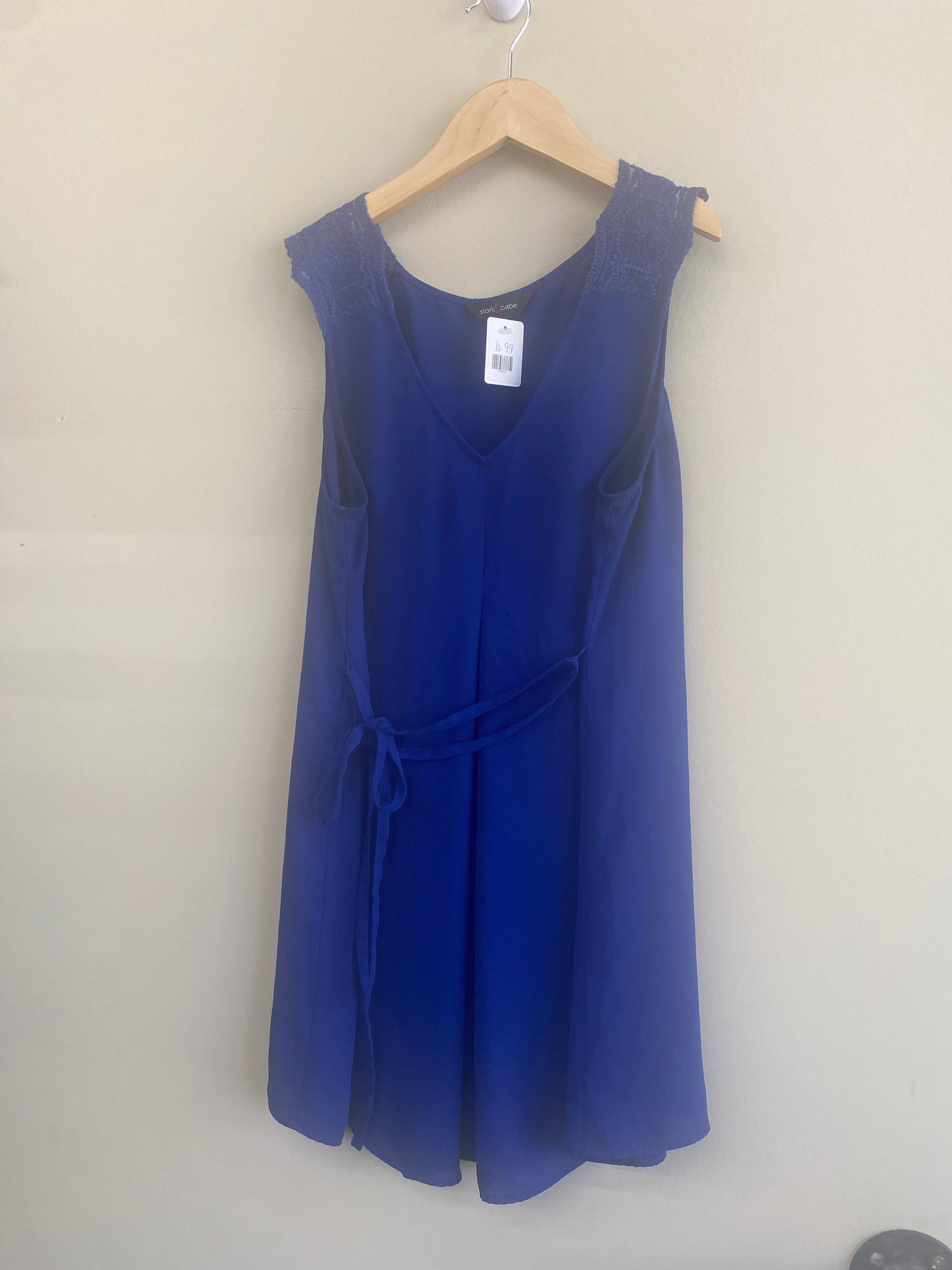 EUC Stork & Babe S Royal Blue Sleeveless Blouses