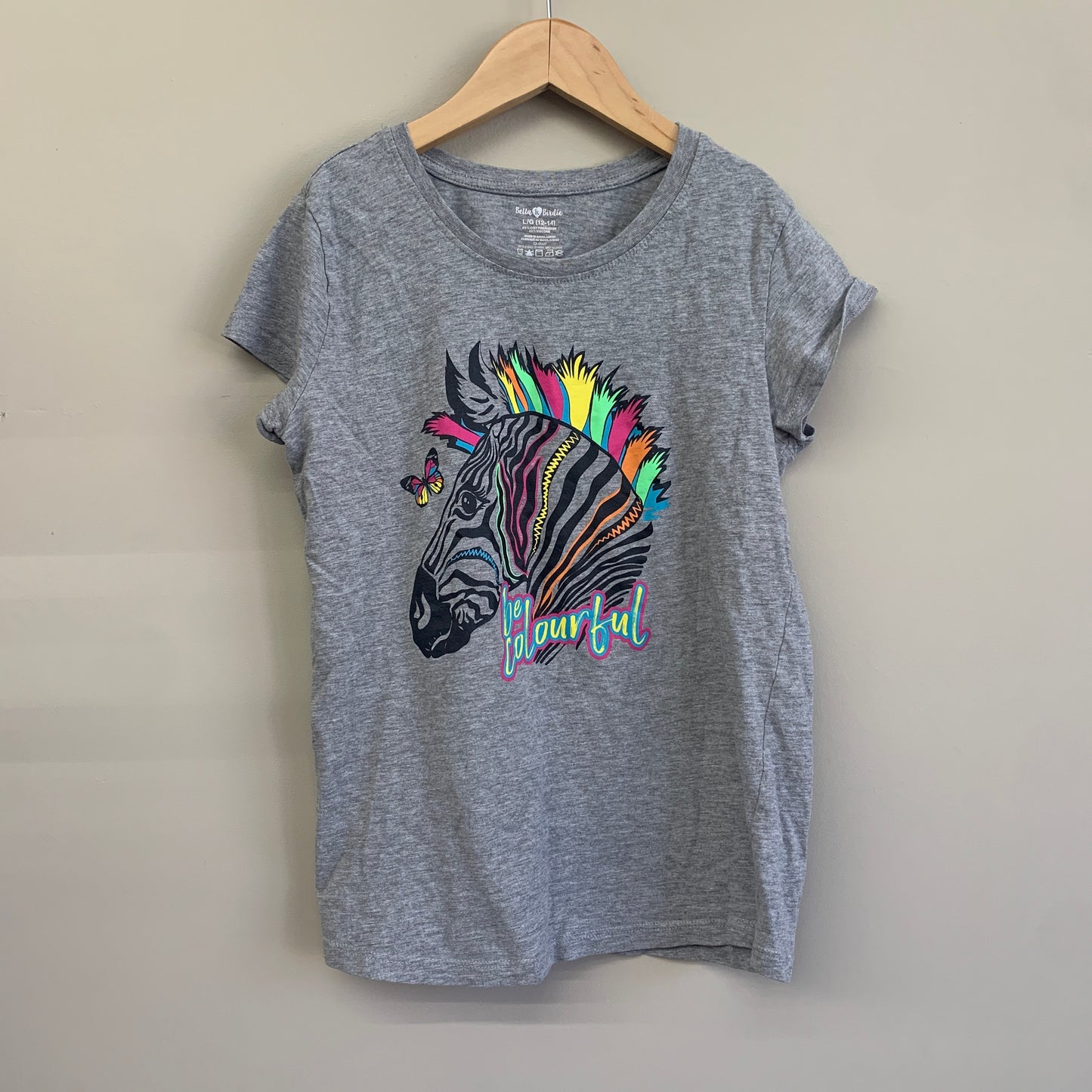GUC Bella birdie12-14 grey t-shirt