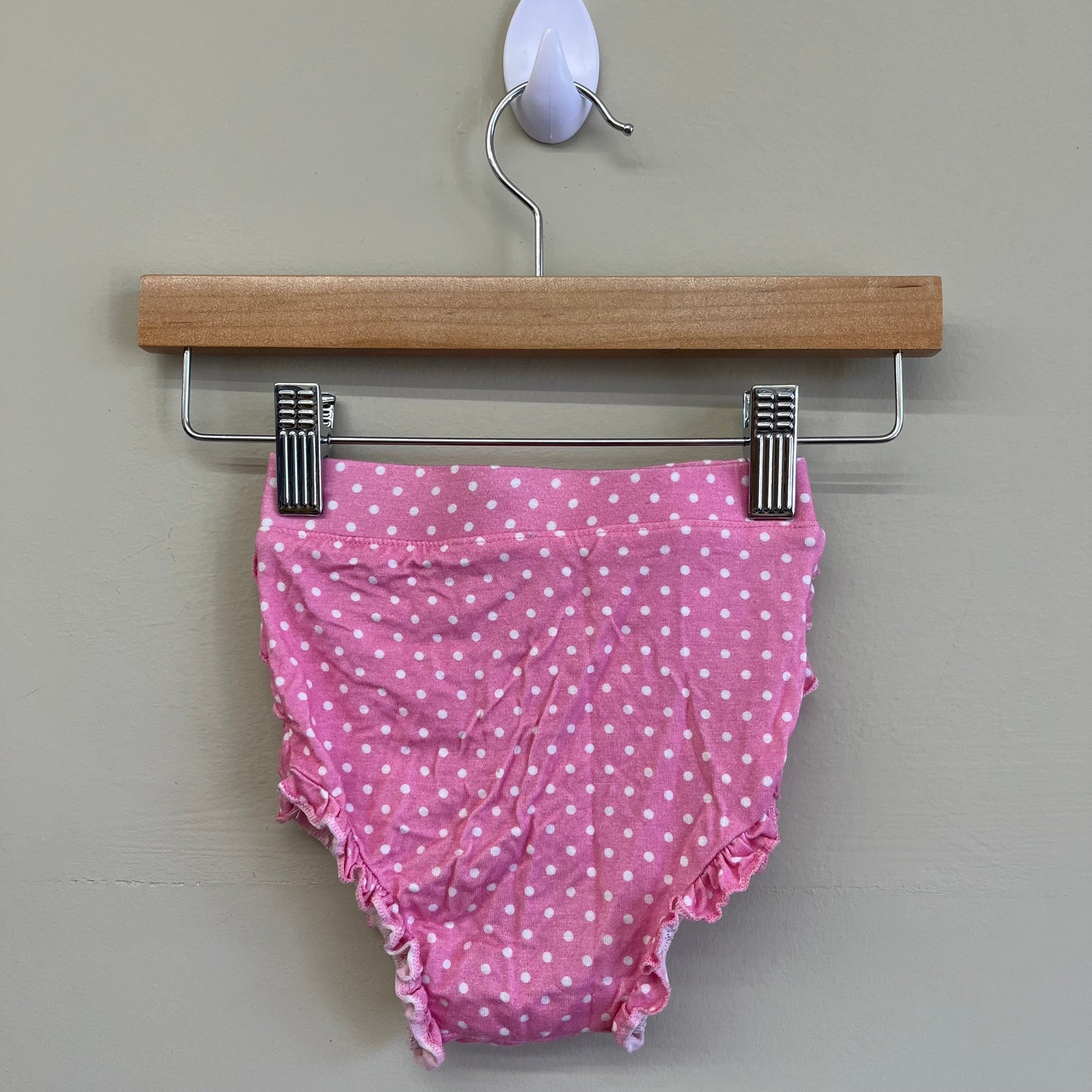 EUC Posh Peanut 12-18m pink polka dot bloomers