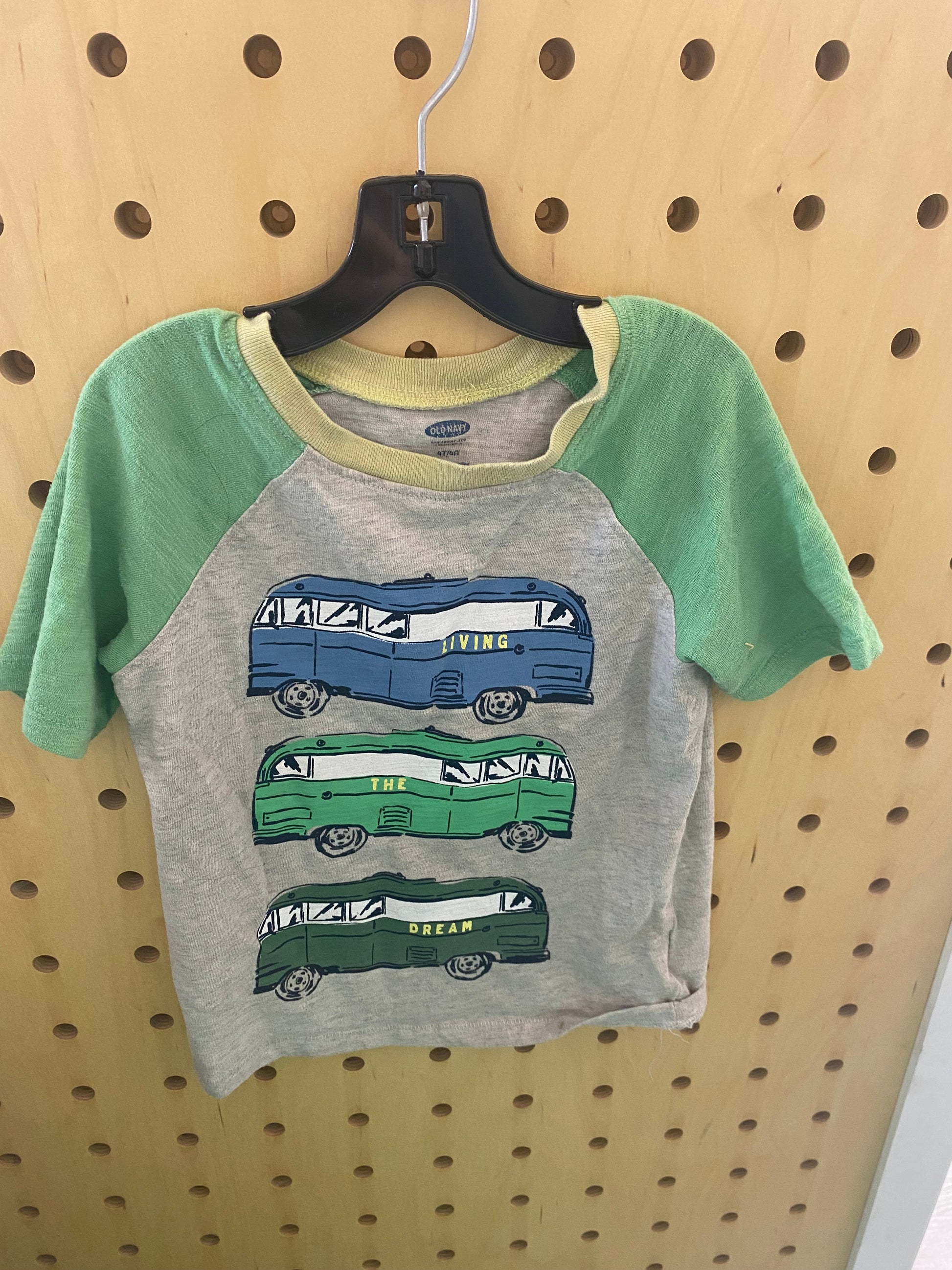 GUC old navy 4T green T-shirt