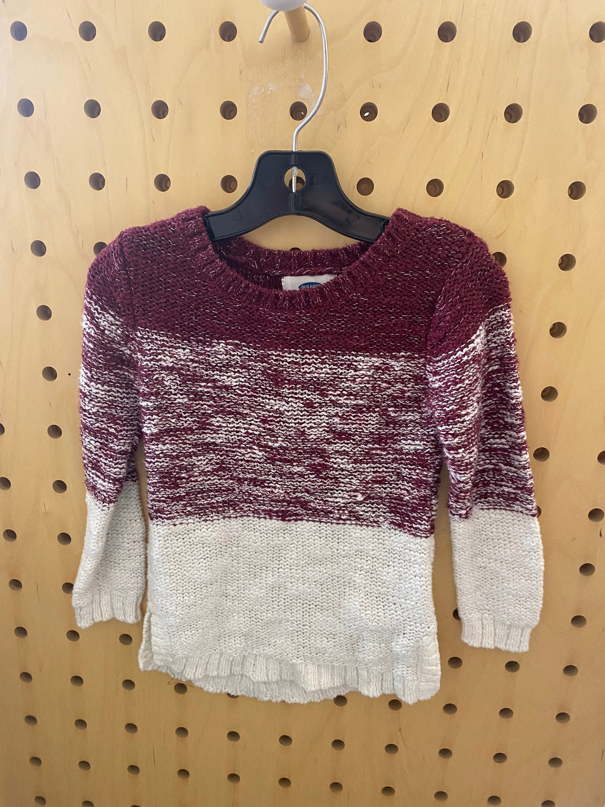 GUC old navy 3T red+white knit sweater