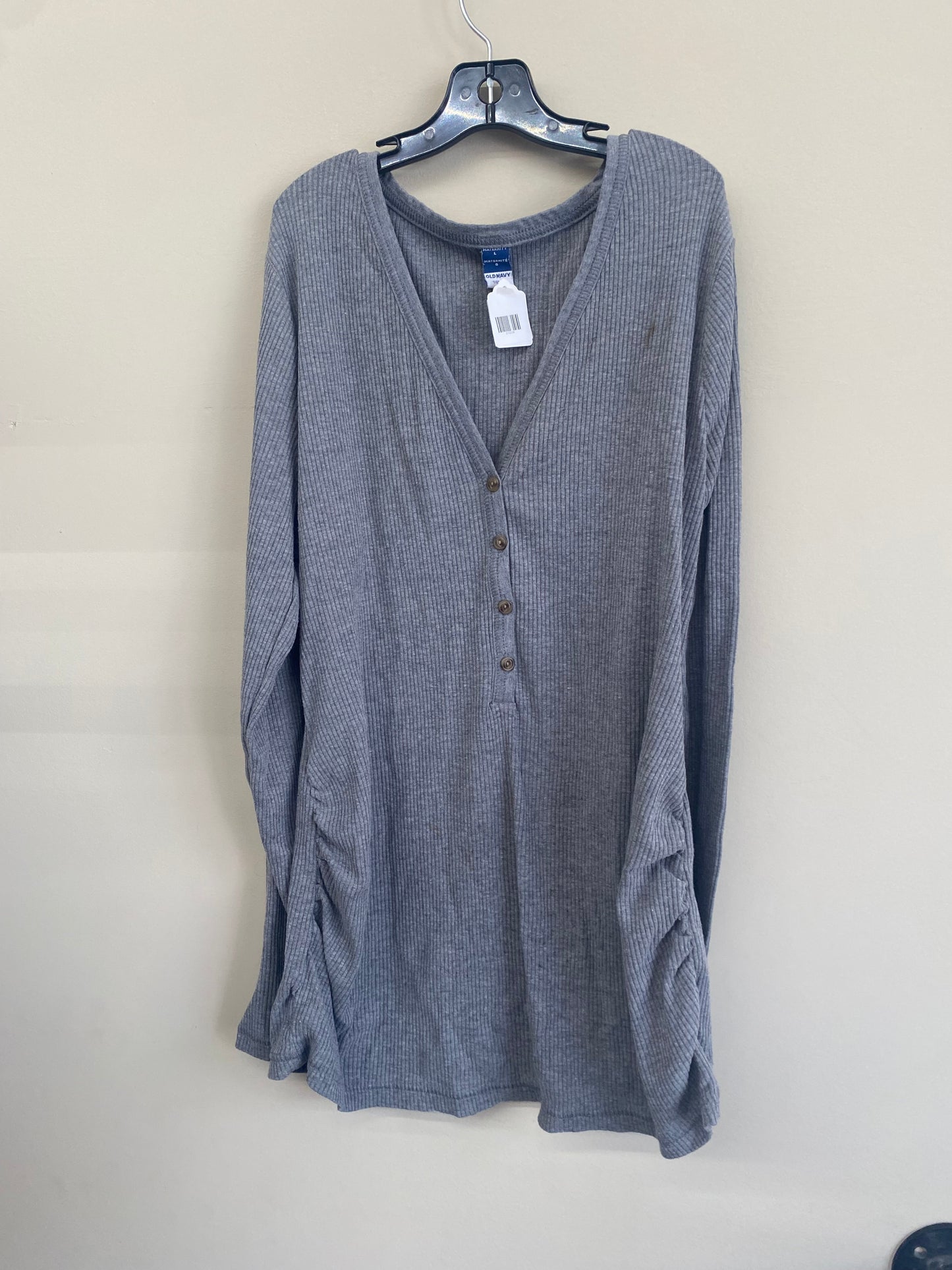 EUC old navy grey LS shirt